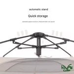 میله محکم چادر مسافرتی اتوماتیک بلک داگ مدل BD-ZP005