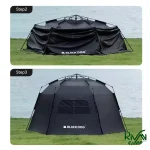 چادر اتوماتیک شش ضلعی بلک داگ مدل CBD2300QT012