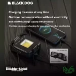 شارژ معکوس چراغ کمپینگ دو طرفه برند بلک داگ مدل CBD2450ZM019