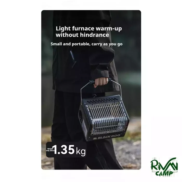 وزن سبک اجاق گاز کاستی بلک داگ مدل CBD2450CF021