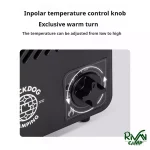 قابلیت تنظیم درجه گرما اجاق گاز کاستی بلک داگ مدل CBD2450CF021