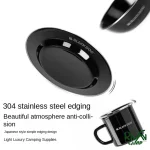 بشقاب مینای ضخیم بلک داگ مدل CBD2450CF017