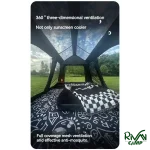 چادر اتوماتیک دو در و دو پنجره بلک داگ مدل CBD2450WS029