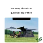 چادر اتوماتیک دو در و دو پنجره بلک داگ مدل CBD2450WS029