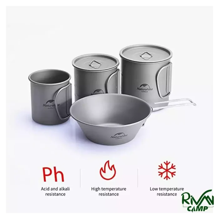لیوان تیتانیومی نیچرهایک مدل NH20CJ005