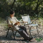 صندلی نیچرهایک T01 سفید مدل CNK2550JJ010