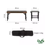 مشخصات و ابعاد میز ترکیبی تاشو نیچرهایک IGT مدل NH21JU011