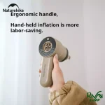 وزن سبک و طراحی ارگونومیک پمپ بادی نیچرهایک مدل CNK2450ZM017