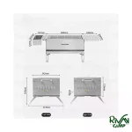 ابعاد گریل باربیکیو نیچرهایک مدل CNH22CJ016