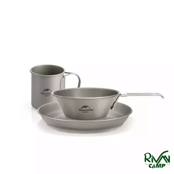 ست ظروف تیتانیوم نیچرهایک مدل CNH22CJ044