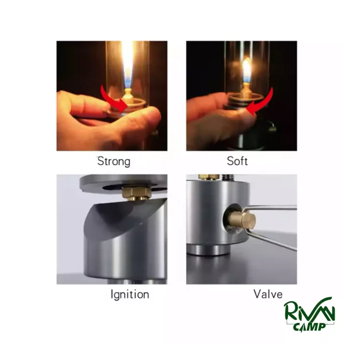 حالت روشنایی سر شعله روشنایی BRS مدل BRS-55