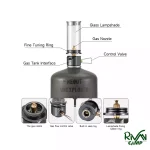 شیشه سر شعله روشنایی مدل BRS-55A و BRS-55B