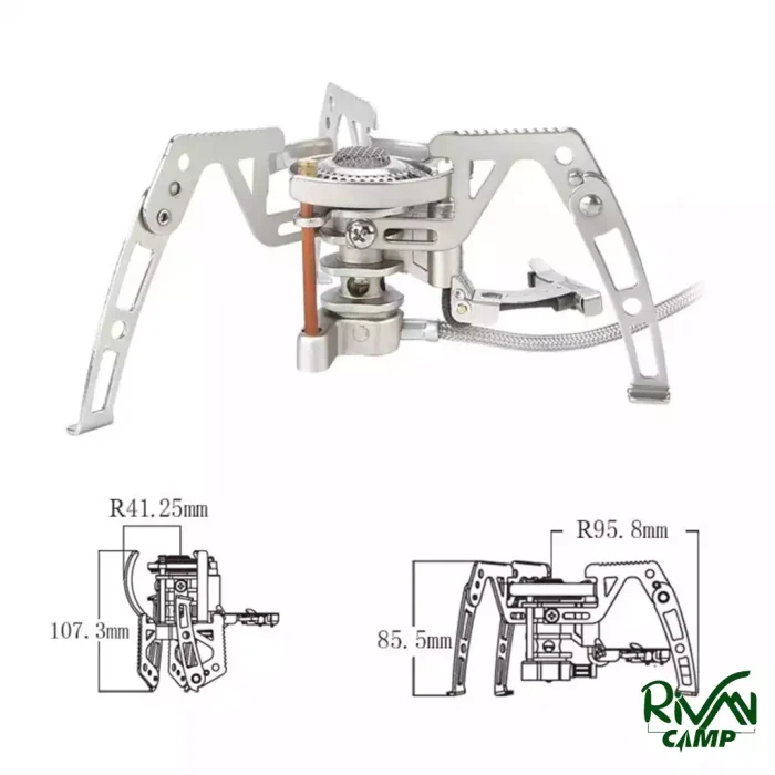 سر شعله شلنگ دار مدل BRS-6