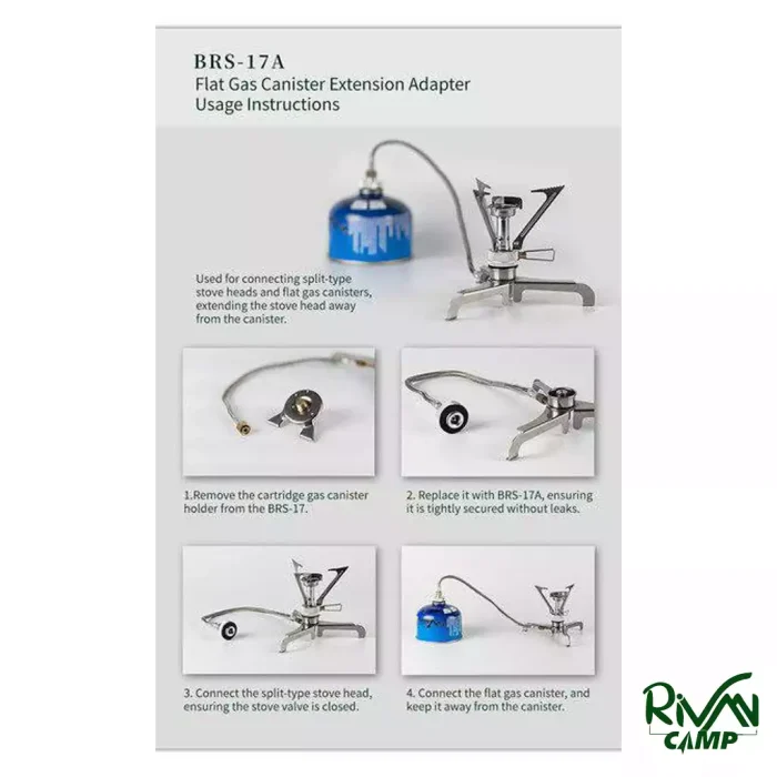 پایه سر شعله BRS مدل BRS-17