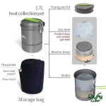 جنس اجاق راکتور BRS مدل BRS-TS19 با دیگ جمع‌آوری حرارت