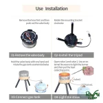 وزن اجاق راکتور BRS مدل BRS-TS19 با دیگ جمع‌آوری حرارت