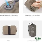 باز و بسته کردن بالش بادی الیافی نیچرهایک مدل CNK2300DZ024