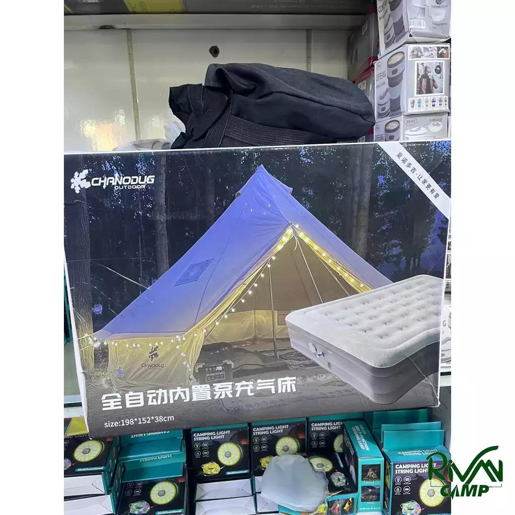 Chanodug Double Air Mattress-9 بسته بندی تخت بادی دو نفره چانوداگ