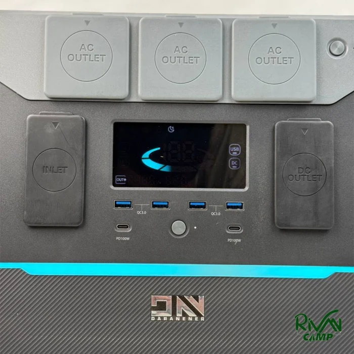 صفحه نمایش پاور استیشن دارن انر DaranEner NEO1500 Pro 1800W