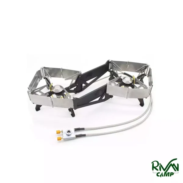 سرشعله کمپینگ تاشو دو شعله BRS مدل BRS-32