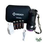 اقلام همراه چراغ قوه یووی کینساچ مدل KS-H4-6UV