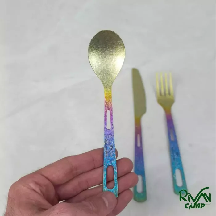 ست قاشق و چنگال تیتانیومی ماونتین هایکر مدل SZK1047