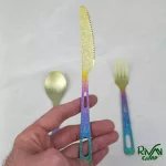 ست قاشق و چنگال تیتانیومی ماونتین هایکر مدل SZK1047