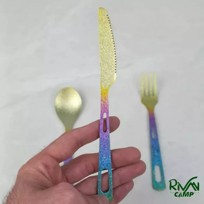 ست قاشق و چنگال تیتانیومی ماونتین هایکر مدل SZK1047