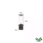 ابعاد فانوس گازی شیشه‌ای ماونتین هایکر مدل SZK353