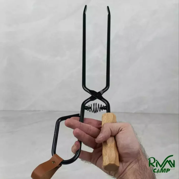 گیره چنگال زغال دسته چوبی ماونتین هایکر SZK508