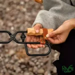 گیره چنگال زغال دسته چوبی ماونتین هایکر SZK508