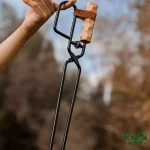 گیره چنگال زغال دسته چوبی ماونتین هایکر SZK508