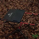 میز شیشه ای پایه آلومنیومی کمپینگ ماونتین هایکر مدل SZK728