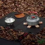 میز شیشه ای پایه آلومنیومی کمپینگ ماونتین هایکر مدل SZK728