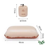 ابعاد بالش بادی نیچرهایک مدل NH21ZT001