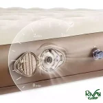 باد کردن تشک بادی PVC با پمپ داخلی نیچرهایک مدل CNH23DZ10001