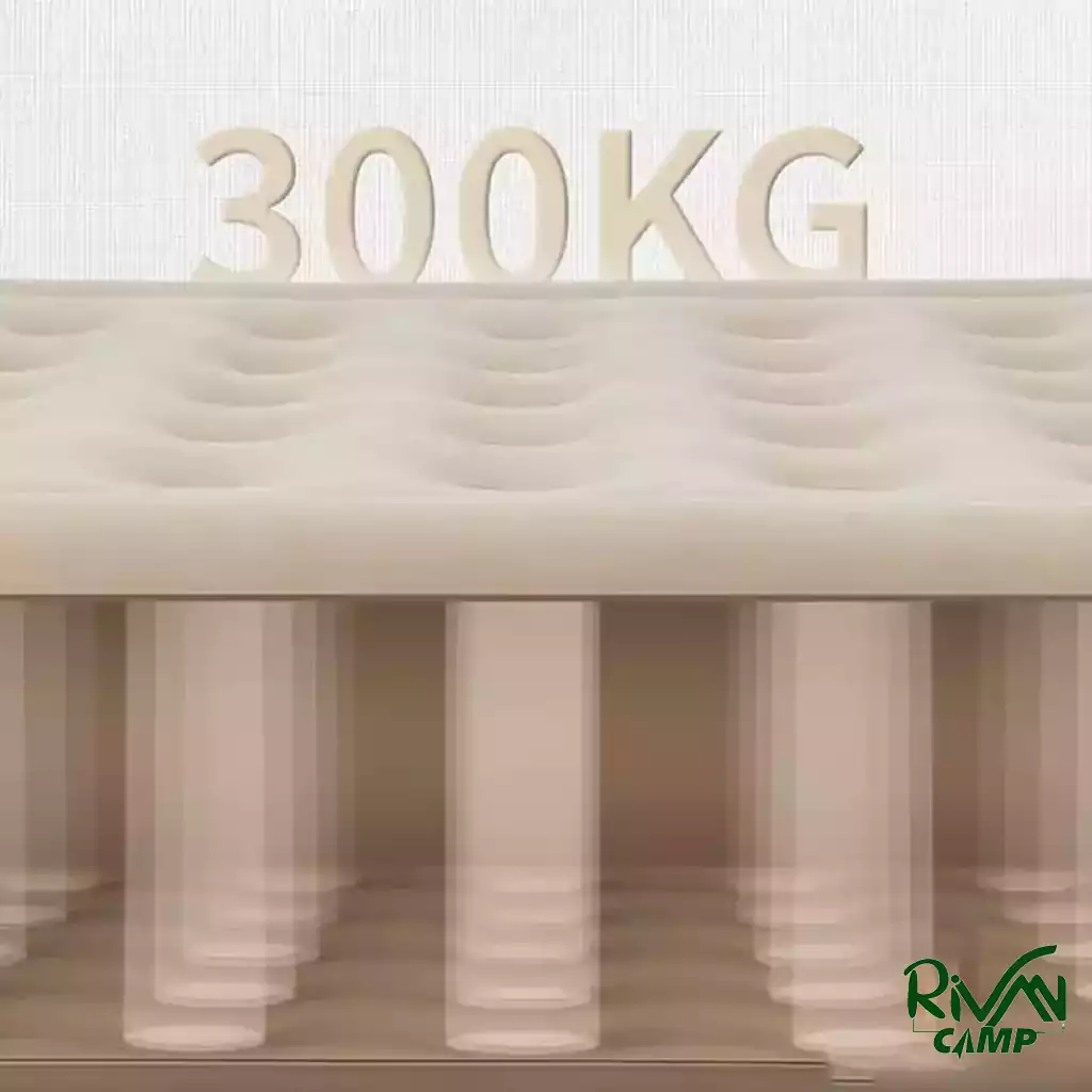Naturehike Inflatable Backrest Double Mattress CNH22DZ002-10 تحمل وزن تشک بادی دو نفره نیچرهایک مدل CNH22DZ002