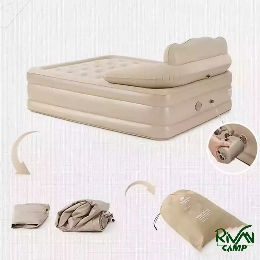 Naturehike Inflatable Backrest Double Mattress CNH22DZ002-12 لوازم جانبی تشک بادی دو نفره نیچرهایک مدل CNH22DZ002