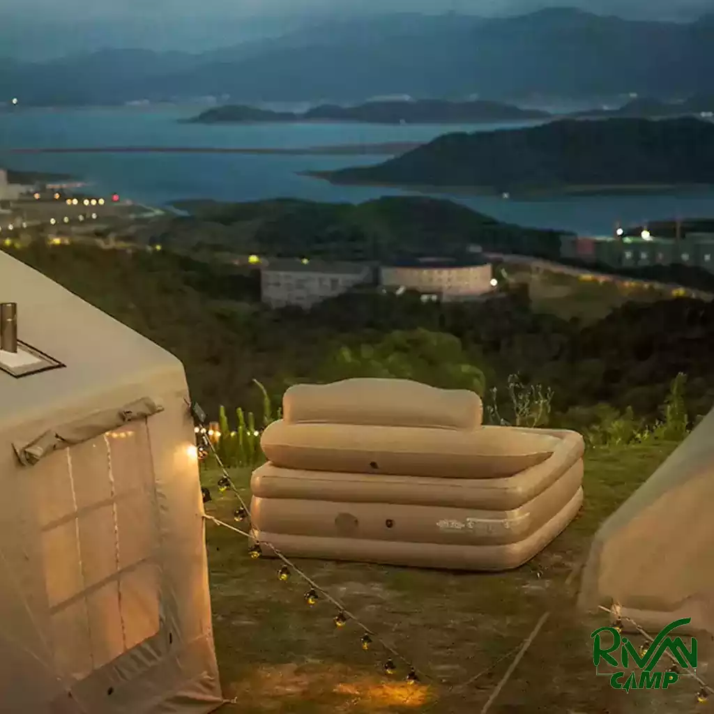 Naturehike Inflatable Backrest Double Mattress CNH22DZ002-7 تشک بادی دو نفره نیچرهایک مدل CNH22DZ002