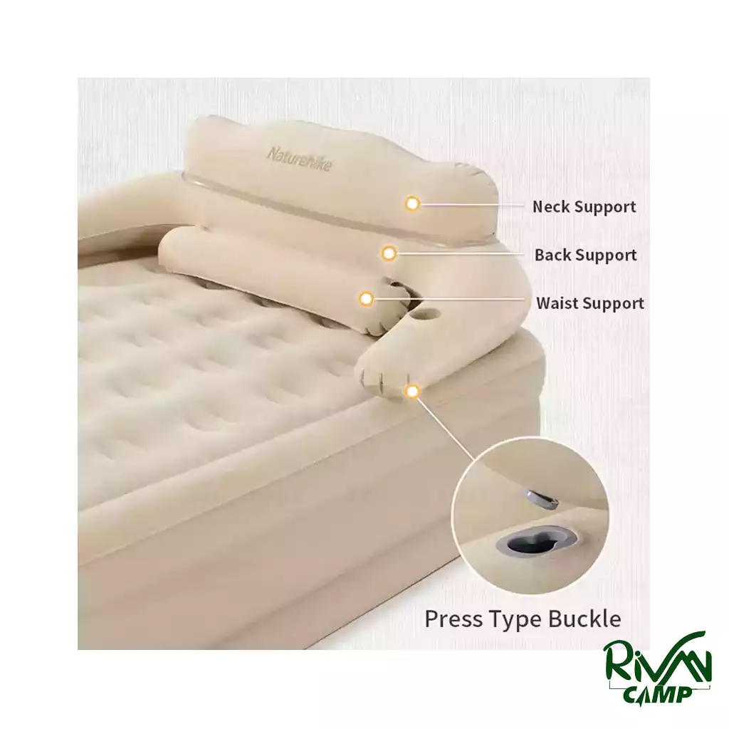 Naturehike Inflatable Backrest Double Mattress CNH22DZ002-9 تشک بادی دو نفره نیچرهایک مدل CNH22DZ002