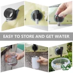 شیر آب گالن آب 8 لیتری تاشو مدل Water Bag-8L