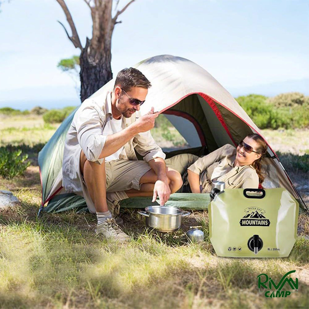 Water Bag-8L-6 قابلیت های گالن آب 8 لیتری تاشو مدل Water Bag-8L