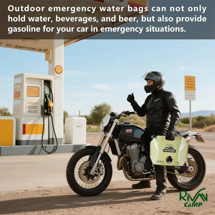 نحوه استفاده گالن آب 8 لیتری تاشو مدل Water Bag-8L