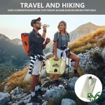 سبک بودن گالن آب 8 لیتری تاشو مدل Water Bag-8L