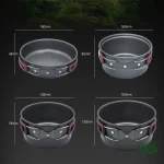 ست قابلمه تیتانیومی BRS مدل BRS-155A