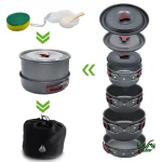 ست قابلمه کوهنوردی BRS مدل BRS-155A