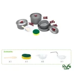 ست قابلمه کمپینگ BRS مدل BRS-155A