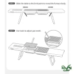 ویژگی های میز باربیکیو نیچرهایک مدل CNK2300013