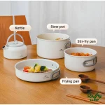 سایز قابلمه ها در ست قابلمه نیچرهایک مدل CNK2450CF013