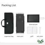 ابعاد اجاق زغالی تاشو نیچرهایک مدل CNK2450CF014